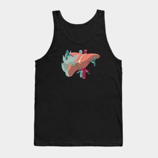 Medicine Design Liver Tank Top